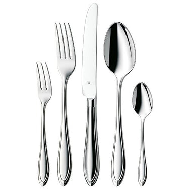 WMF Verona Besteckset, 12 Personen, 60-teilig, Monobloc-Messer, Cromargan Edelstahl poliert, glänzend, spülmaschinengeeignet im Sale